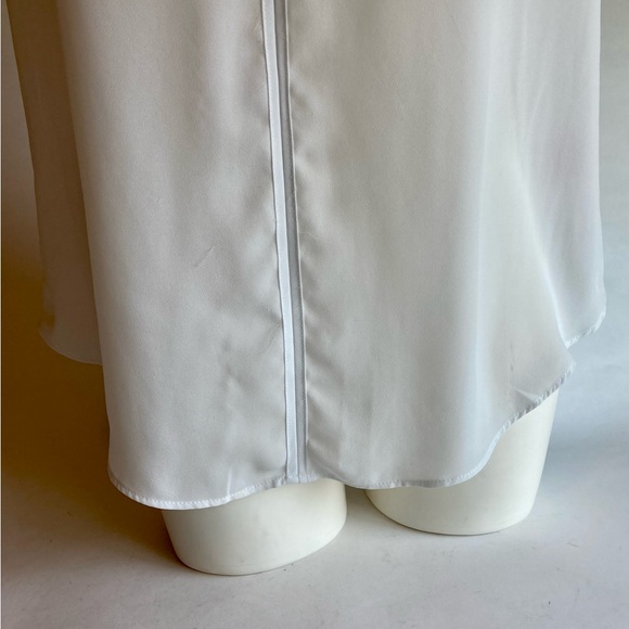 Philosophy White Polyester Sleeveless Blouse size L - Picture 4 of 12
